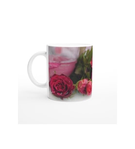 Rose ve Mum Esintili Romantik Kupa
