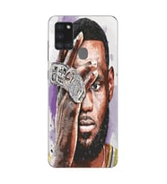 Samsung Galaxy A21S Uyumlu Lebron James Tasarımlı Şeffaf Telefon Kılıfı