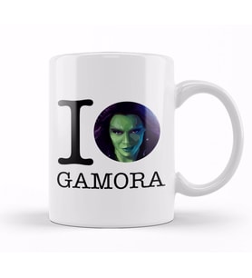 I Love Gamora Guardians of the Galaxy Kupa Bardak Porselen