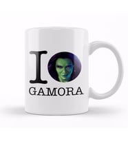 I Love Gamora Guardians of the Galaxy Kupa Bardak Porselen