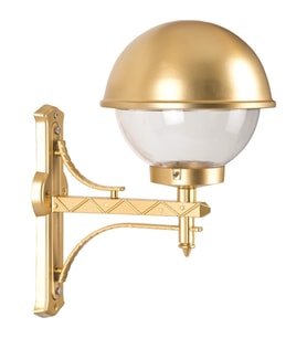 AVONNI BAP-68060-BSA-M1-OP Sarı Boyalı Dış Mekan Aydınlatma E27 Aluminyum Polikarbon Cam 40cm