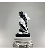 Tors 'White Rise' Dekoratif Heykel, Pop Art Roma Yunan Heykelleri