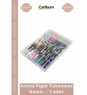 Özel Üretim Kaliteli Anime Model 6 Tasarım Hediye Kırtasiye Okul Ofis Anime Figür Tükenmez Kalem