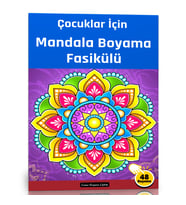Çocuklar İçin Mandala Boyama Fasikülü (50 Seçilmiş Mandala)