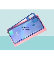 Samsung Galaxy A21S Uyumlu FULL KASA Arka Kapak Batarya Kapağı - MAVİ