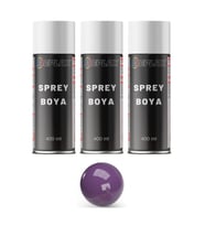 3 Adet Ral 4005 Leylak Mor Sprey Boya 400 Ml.