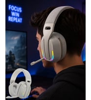 Rgb Işıklı Mikrofonlu Stereo Kulaküstü