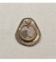 KATAR Astsubay - Uzman Çavuş Bere Kokartı - Katar Türk Birliği Orjinal Kumaş Kokart