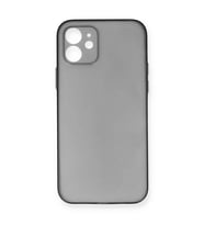 Iphone 12 Kılıf Pp Ultra İnce Kapak - Gri