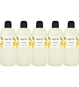 Agarta Kolonya 400 ML Limon 80 Derece Pet Şişe (5 Li Set)