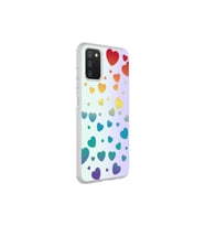 Samsung Galaxy A03S Uyumlu Kılıf Zore M-Blue Desenli Kapak