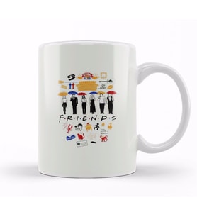 Friends i ll Be There For You 02 Kupa Bardak Porselen