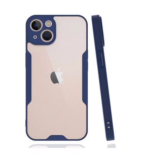 İphone 14 Plus Kılıf Platin Silikon - Lacivert