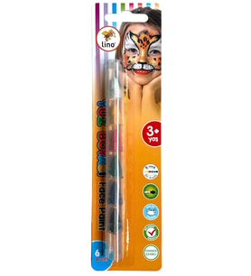 LİNO YÜZ BOYASI 6 IN 1 (6 RENK BİR ARADA YIKANABİLİR)
