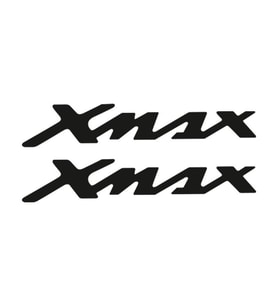YAMAHA XMAX UYUMLU DAMLA YAZI SİYAH 22X4 CM STİCKER