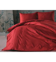 Saten Artline Nevresim Takımı Çift King Size - Kiremit