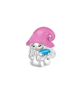 Pembe Şapkalı Anne ve Oğlu Boncuk Charm