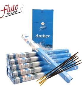 Flute Amber Tütsü 1 Kutu 6 x 20 Adet (Amber Incence Sticks)