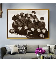 Altın Çerçeveli dekoratif tablo a983 (Gold)
