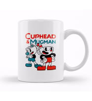 Cuphead & Mugman Kupa Bardak Porselen