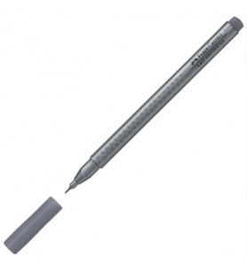 FABER CASTELL GRİP FİNEPEN 0.4mm. GRİ