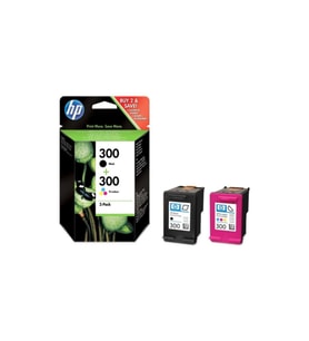Cn637ee (300) Sıyah/uc Renklı 2 Li Paket Murekkep Kartusları 200/165 Sayfa