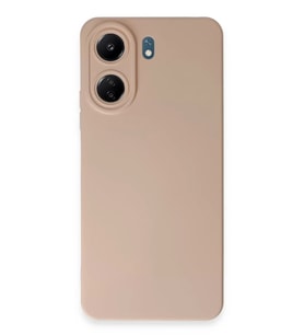 Newface Xiaomi Redmi 13C Kılıf Nano içi Kadife Silikon - Pudra