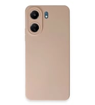 Newface Xiaomi Redmi 13C Kılıf Nano içi Kadife Silikon - Pudra