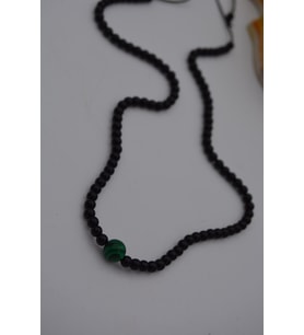 STONEAGE JEWELLERY Malahit ve Oniks Kolye (Altın / Dore)