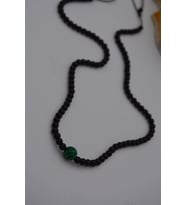STONEAGE JEWELLERY Malahit ve Oniks Kolye (Altın / Dore)