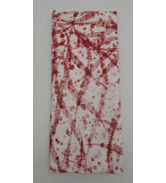 Angel Çanta Aksesuar 120X50 Cm Bordo Şerit Desen Pamuklu Astarlık Kumaş No:14