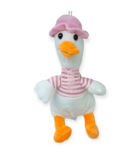Peluş Sevimli Hayvanlar 25 cm - Pembe Ördek