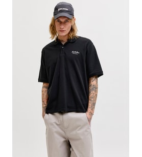 JACK JONES Erkek Pamuklu Rahat Kesim Polo Tişört 12288877