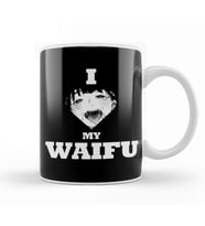 Hentai I Love My Waifu White Kupa Bardak Porselen