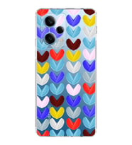 PrintiFy Xiaomi Redmi Note 12 Pro 5G ile Uyumlu 1mm Slim Fit Water Color 1 Baskılı Şeffaf  Kılıf