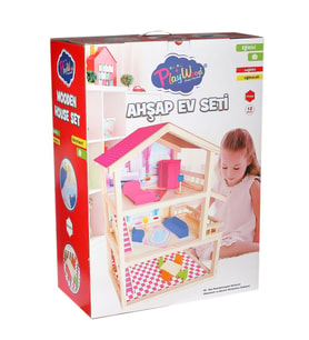 Mulvxurg  Urg02 Ony-398 Büyük Ahşap Ev Seti - (Mulvix)