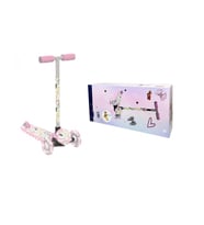 3 Tekerlekli Ledli Scooter Pembe 8331 (Pudra Pembe)