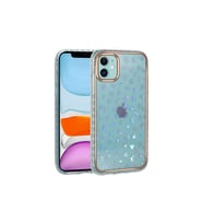 Apple iPhone 11 Uyumlu Kılıf Desenli Parlayan Transparan Zore Avva Kapak (Model 10)