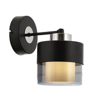 AVONNI AP-60193-1BSY Siyah Boyalı Aplik E27 Metal Cam 14x19cm
