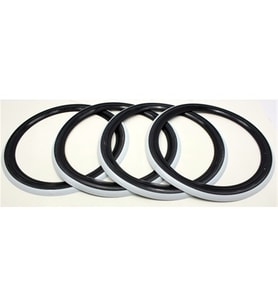 Atlas Lyon Siyah Beyaz Lastik Yanağı 17.5 Jant 4 lü Set 426289