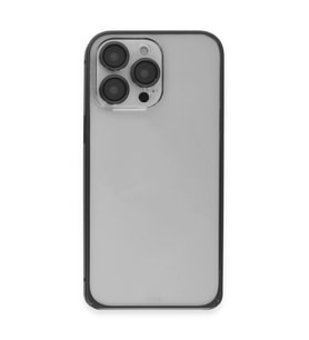 Joko  İphone 15 Pro Max Metal Bumper Mat Kapak - Siyah