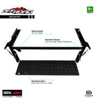 S-Dizayn Sedan Uyumlu 4Wd Off Road Pick-Up Kasa Basamağı Backstep Universal Parça (Karışık)
