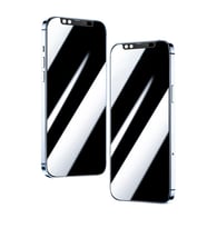 Apple iPhone 12 Pro Max Uyumlu Zore Secret Temperli Cam Ekran Koruyucu (Siyah)
