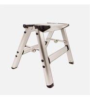 Alüminyum 2 Basamaklı Merdiven MR114 Tabure 34x30cm (Gri)