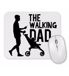 The Walking Dad Mouse Pad
