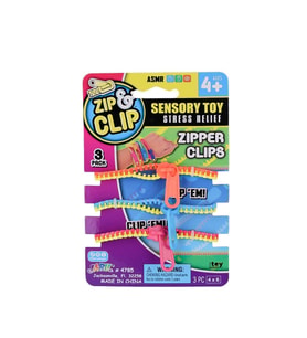 4785 Zıp Clip Zipper Clips 3Lü-Sunman