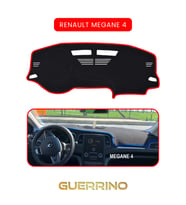 RENAULT Megane 4 TORPİDO KORUMA HALISI KIRMIZI KENAR