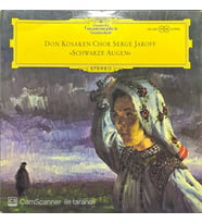 Don Kosaken Chor Serge Jaroff Schwarze Augen LP Plak (Karışık)