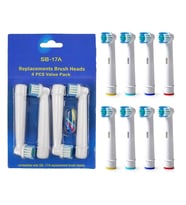 Oral B Braun Ile Uyumlu Elektrikli Yedek Diş Fırçası Başlıkları 8 Adet