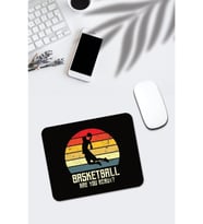 Siyah Basketbol Mouse Pad